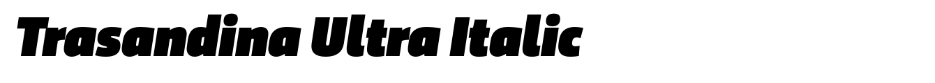 Trasandina Ultra Italic image
